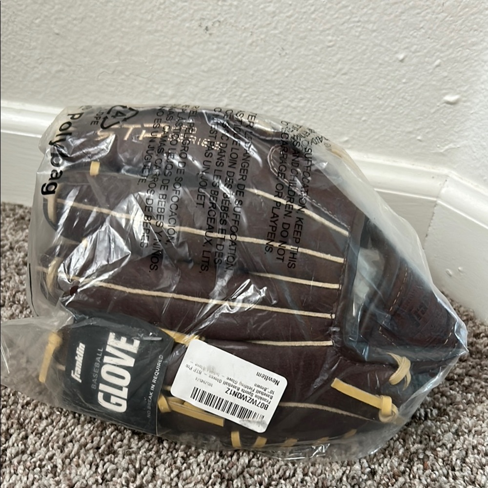 10.0” Franklin Brown Baseball Glove